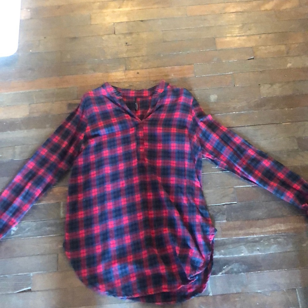 Boutique Plaid tunic